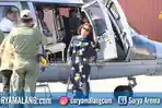 Menteri Susi Naik Helikopter ke Makam Gus Dur, Juga Sumbangkan Ratusan Kuintal Ikan Tuna