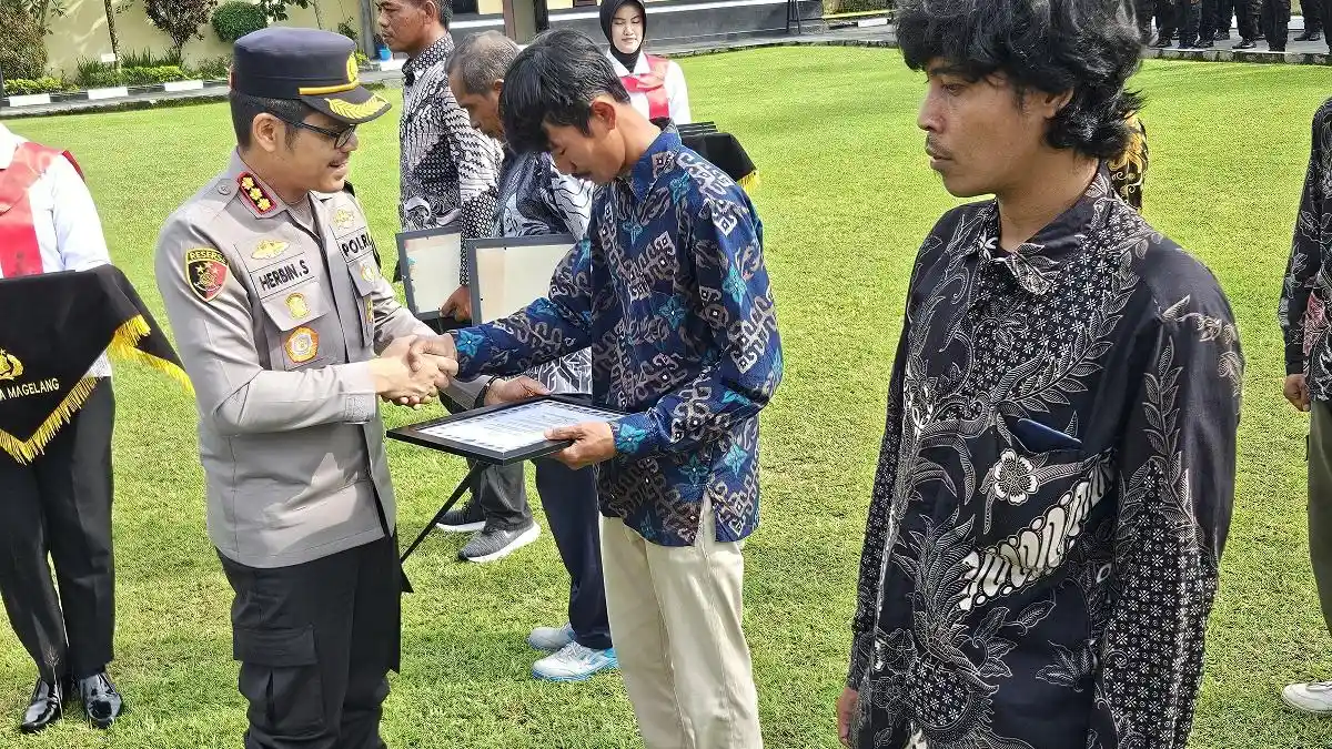 11 Warga Magelang Dapat Penghargaan karena Berperan Gagalkan Tawuran Pelajar