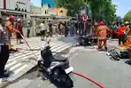 Kronologi Kecelakaan Maut di Jalan Rajawali Surabaya, Pemotor Tewas Usai Tabrak Gerobak Gule