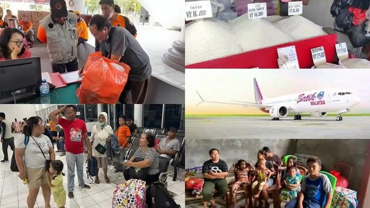5 Berita Populer Sulawesi Utara Hari ini: Harga Beras Turun hingga Dampak Erupsi Gunung Ruang Sitaro