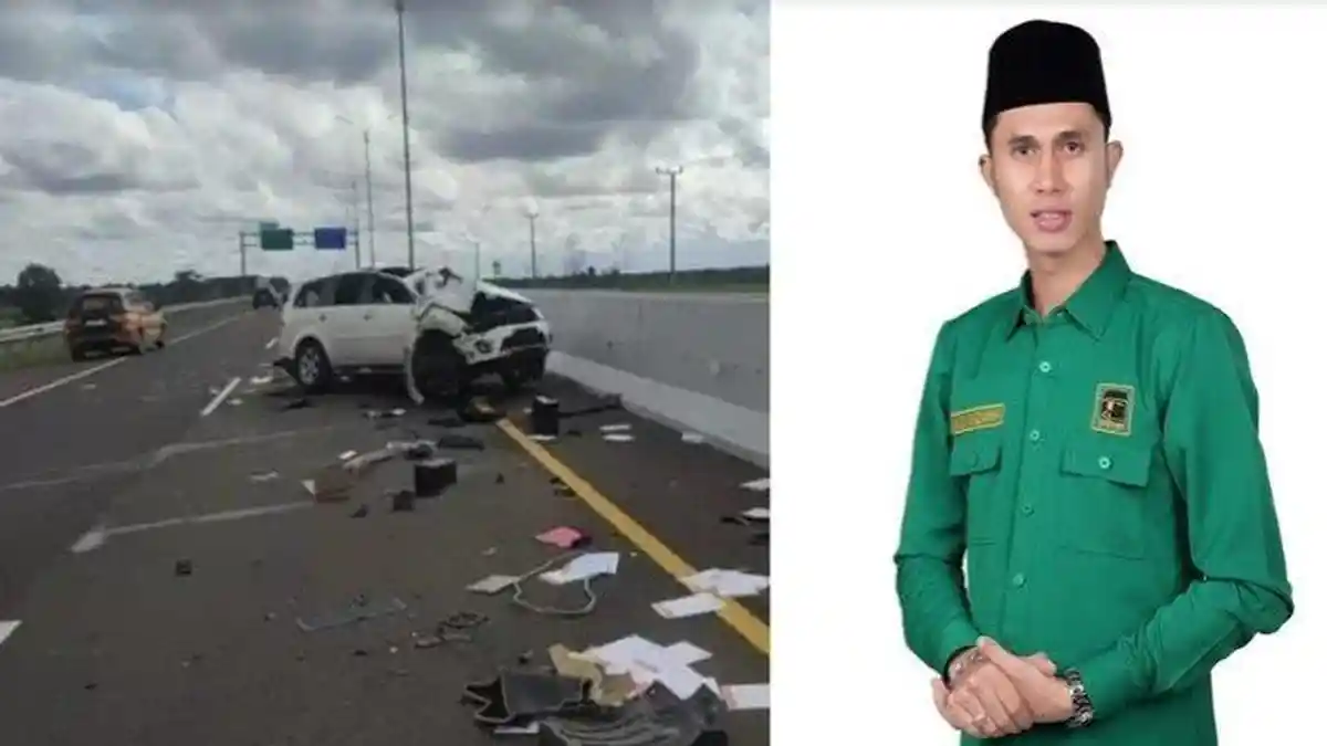 DETIK-DETIK Kecelakaan Maut di Tol Palindra, Korban Tewas Ternyata Caleg PPP Dapil Ogan Ilir