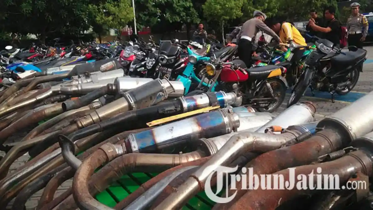 Jelang Pergantian Tahun Baru, Polres Gresik Imbau Masyarakat Tidak Pakai Knalpot Brong