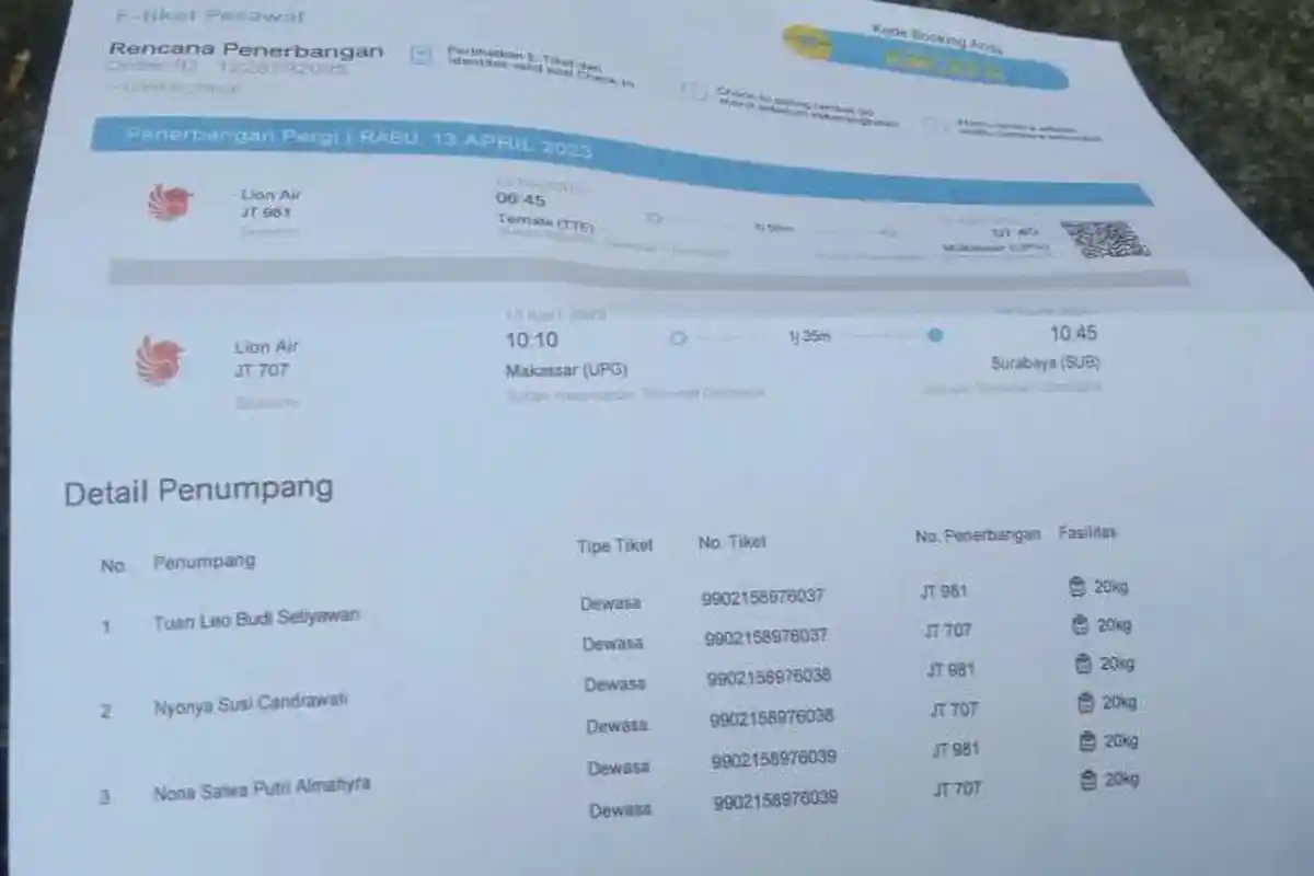 Salah Satu Agensi Tiket Pesawat di Ternate Diduga Tipu 11 Warga Surabaya