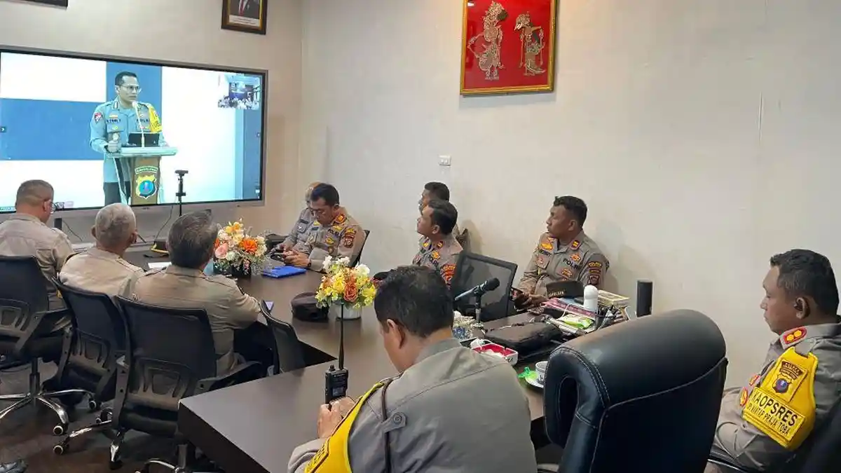 Polres Tanjungbalai Mengikuti Latpra Ops Lilin Toba 2024