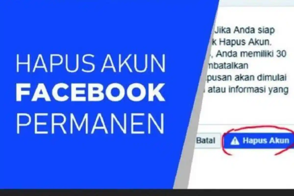Cara Menutup Akun Facebook Yang Sudah Tidak Dipakai Lagi, Bisa Secara Permanen Atau Sementara!