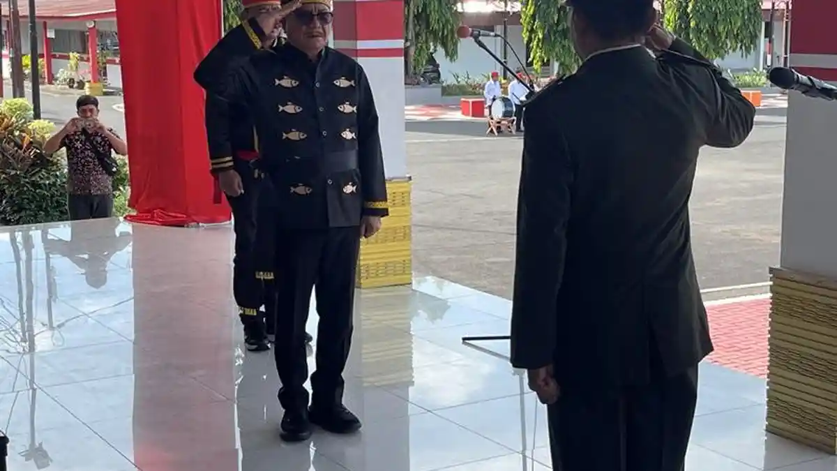 Pakai Busana Khas Bitung, Maurits Mantiri Jadi Inspektur Upacara Peringatan Hari Lahir Pancasila