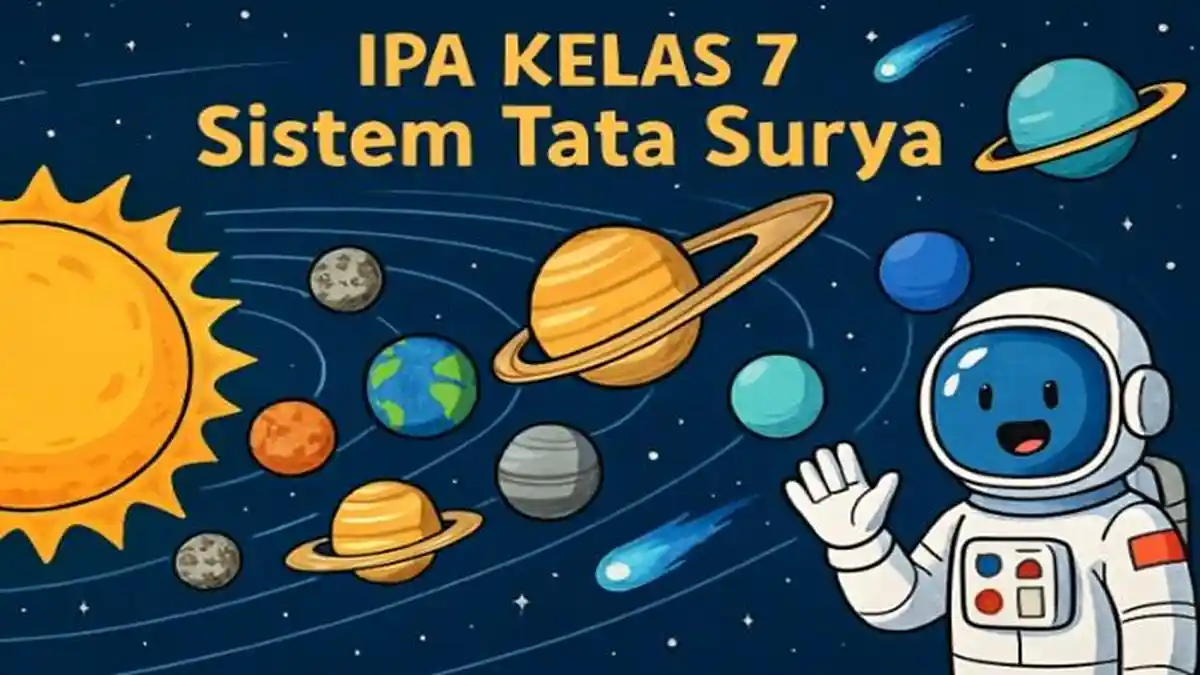 Ringkasan Materi dan Soal HOTS IPA Kelas 7 SMP Materi Bab 7 Sistem Tata Surya