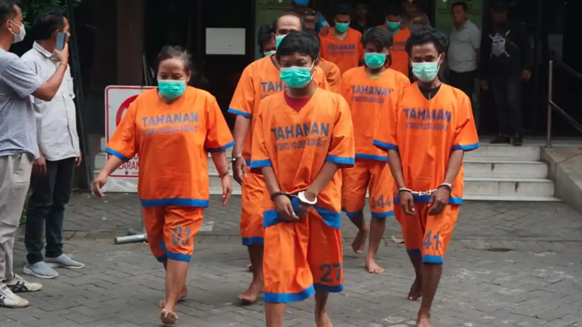 19 Maling Motor di Sidoarjo Berhasil Diringkus , Beraksi di 13 TKP Berbeda