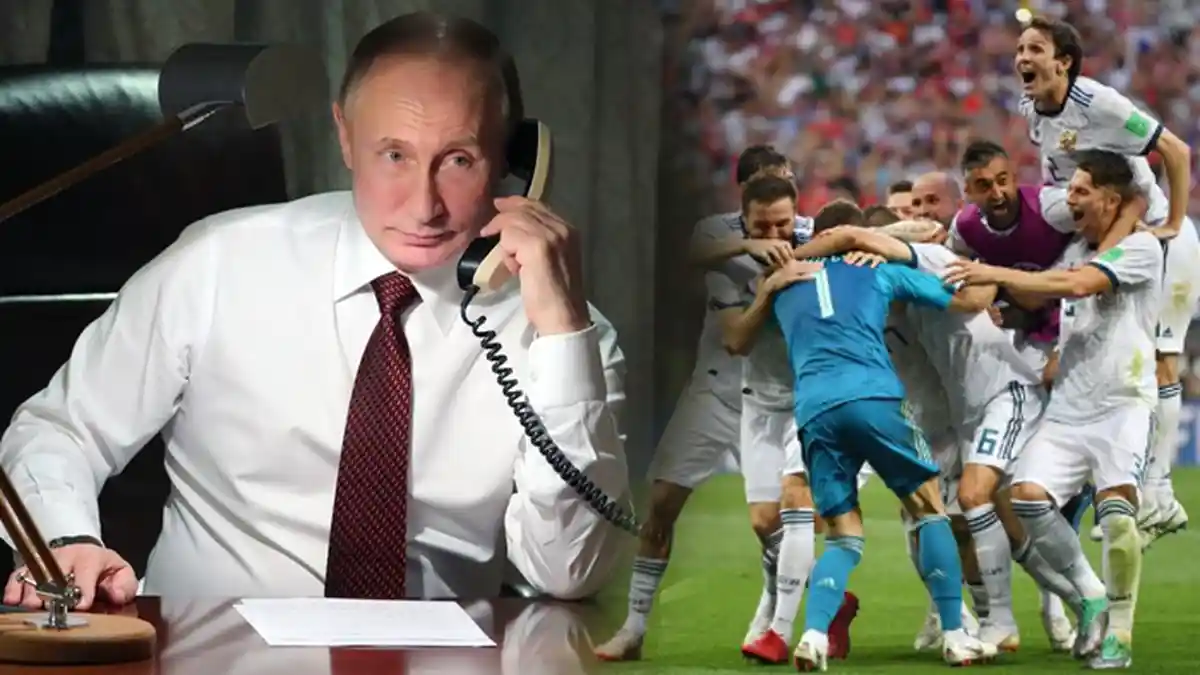 Ternyata ada 'Bisikan' Vladimir Putin untuk Pelatih Rusia, Sebelum dan Setelah Menghadapi Spanyol