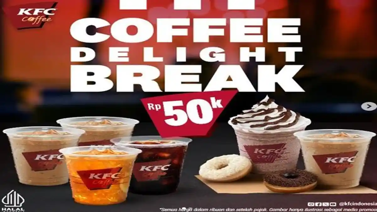 Promo KFC Hari Ini Kamis, Paket Coffee Delight Break Bikin Makin Segar ...