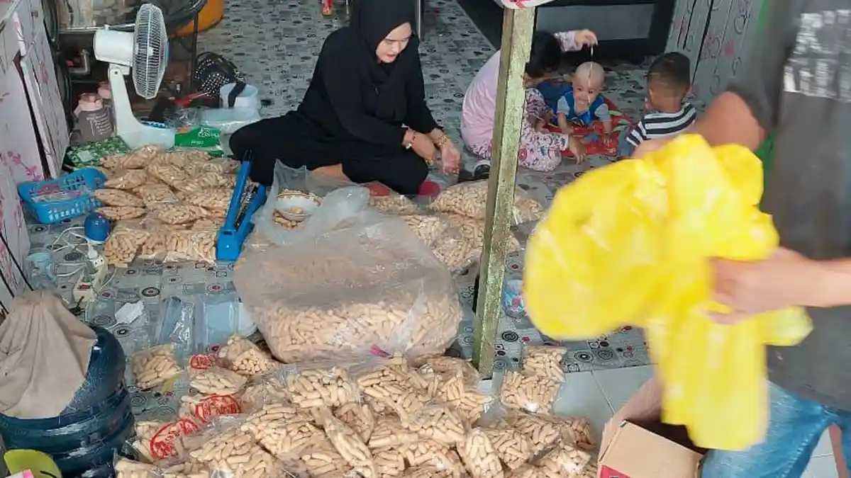 Pedagang Amplang di Samarinda Ingin Pandemi Covid-19 Segera Tamat, Prospek Positf Didorong Lebaran
