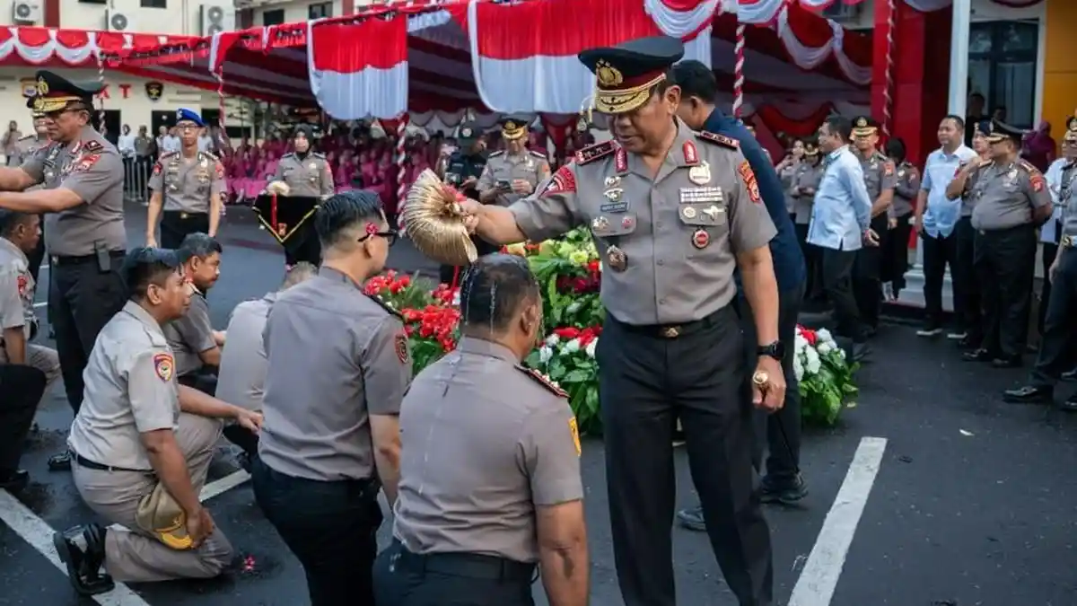 497 Perwira dan Bintara Polda Maluku Utara Naik Pangkat, Berikut Daftarnya