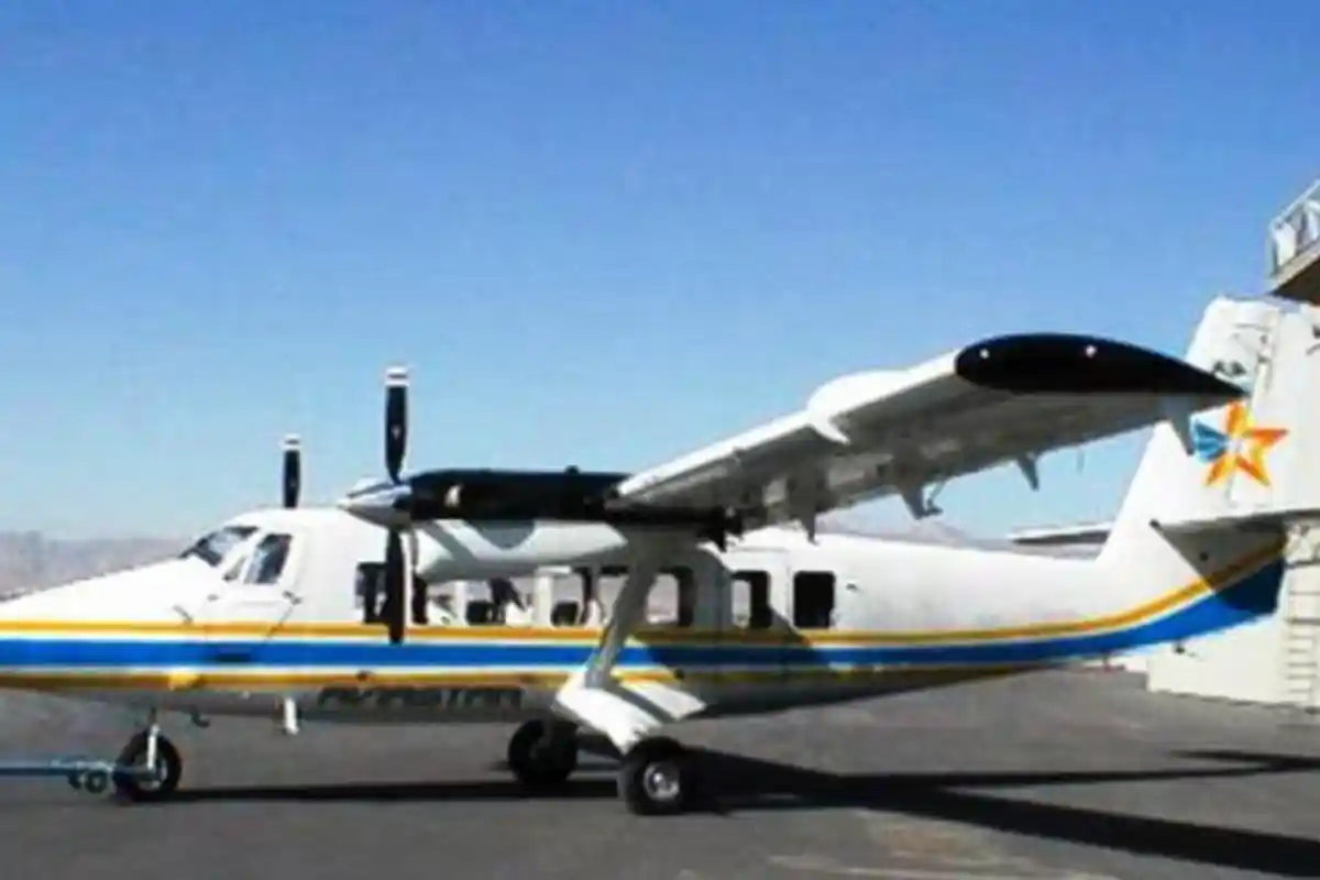 Badan Pesawat Aviastar Hancur dan Sebagiannya Terbakar