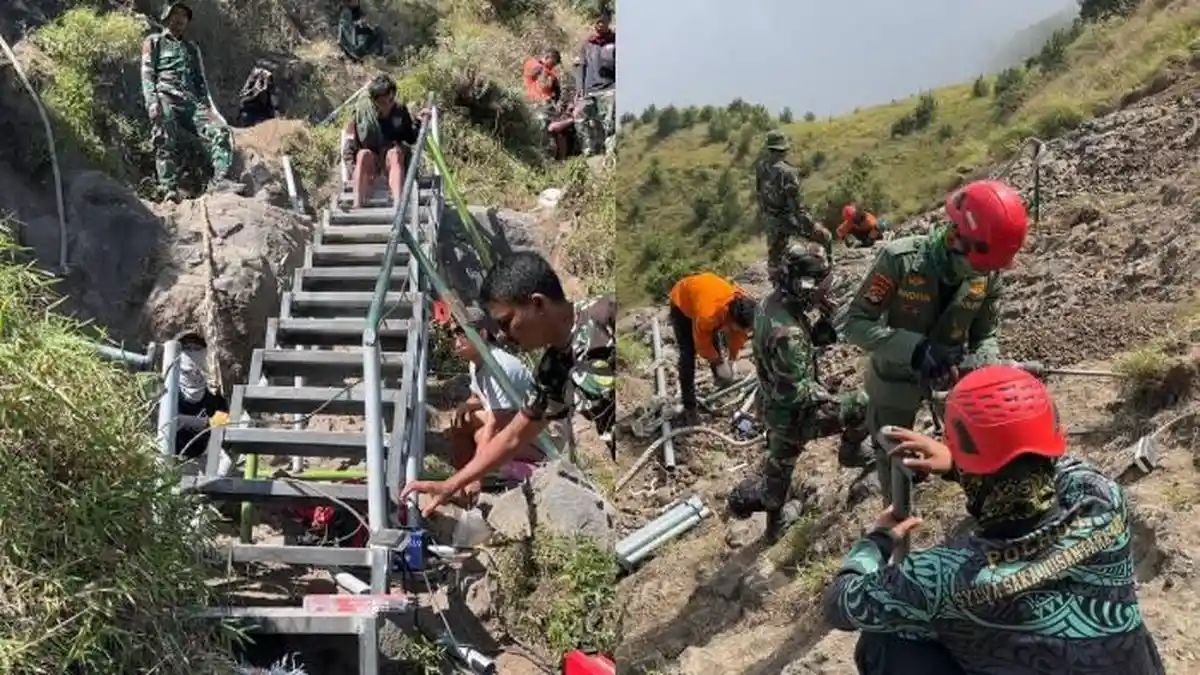 12 Titik Rawan Jalur Pendakian Rinjani Diperbaiki, Fokus di Pelawangan ...
