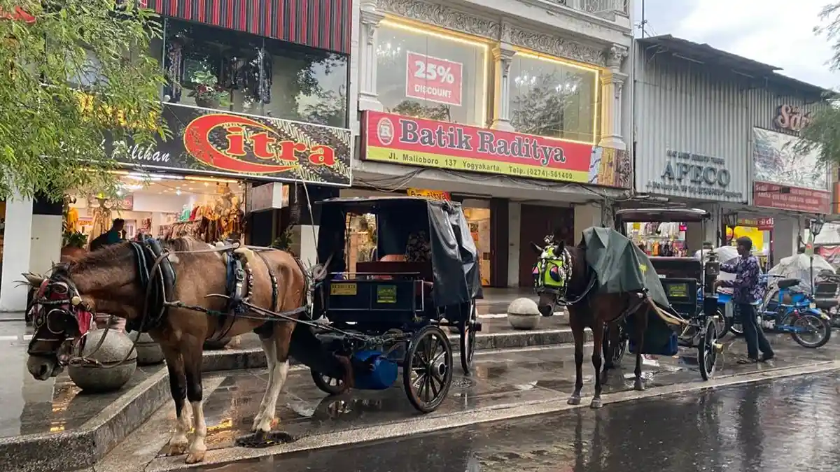 Kusir Andong di Malioboro Mengaku Sepi Penumpang Saat Awal Ramadan 2023