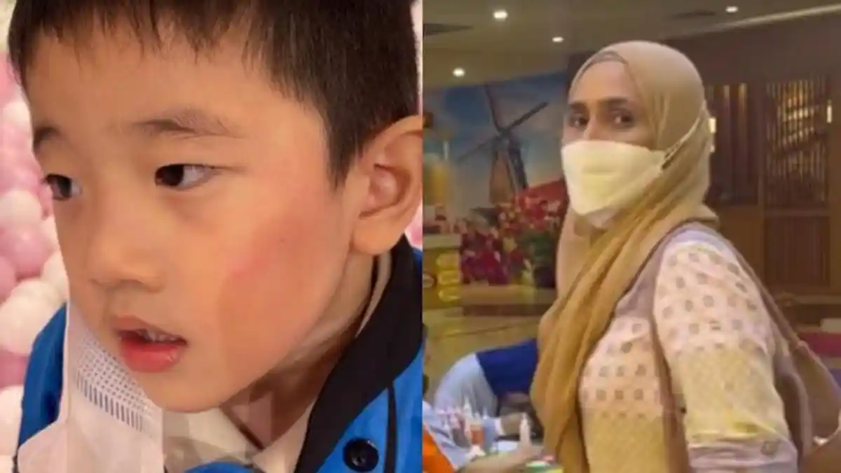 Viral, Bocah 4 Tahun Ditampar Ibu-ibu Tak Dikenal di Taman Bermain