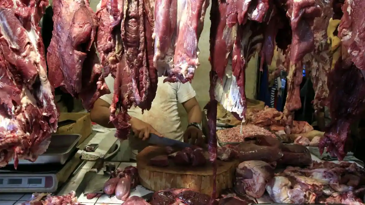Menjelang Ramadan 1446 H Harga Daging Sapi di Pasar Anyar Kota Bandung Merangkak Naik