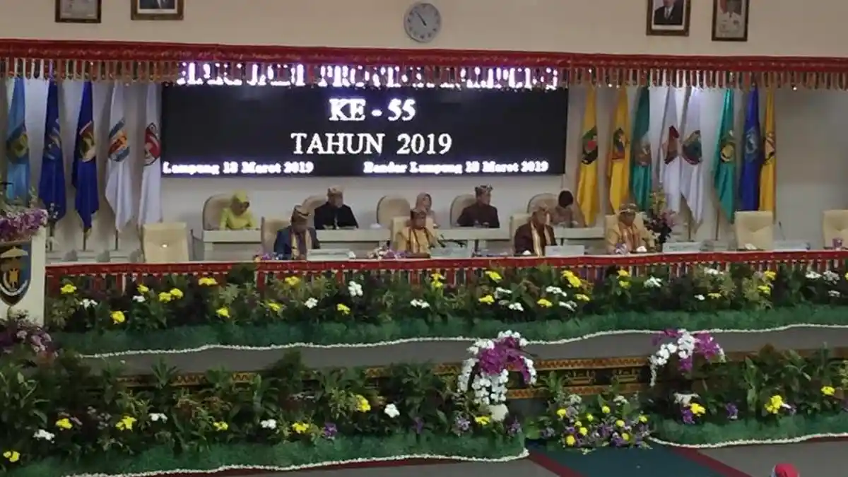 50 Anggota DPRD Tidak Hadiri Paripurna HUT Lampung, Ridho: Insya Allah yang Hadir Aman