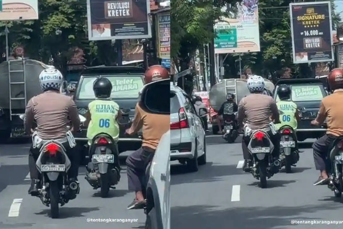 Viral Video Uji SIM C di Jalanan, Kasatlantas Polres Karanganyar : Sesuai Prosedur