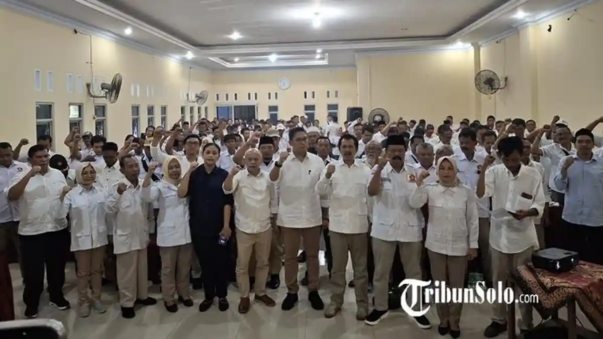 Tarso Kader PDIP Muncul di Acara Ketua Gerindra Jateng Sudaryono di Wonogiri, Mengaku Diundang