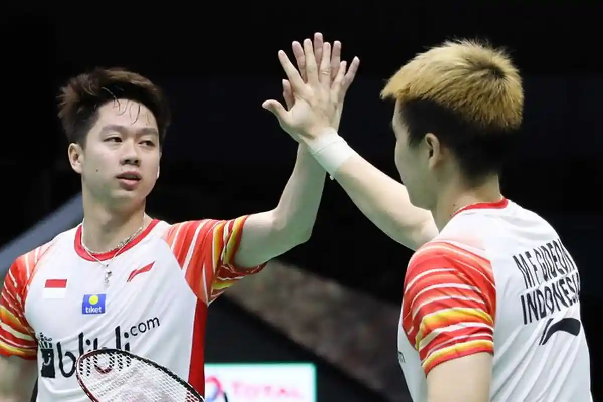 BERLANGSUNG! LIVE STREAMING Semifinal Fuzhou China Open 2019 di TVRI & UseeTV, Marcus/Kevin Main