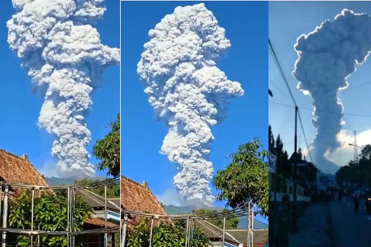Gunung Merapi di Yogyakarta Erupsi, BPPTKG Akui Tidak Ada Peningkatan Gempa