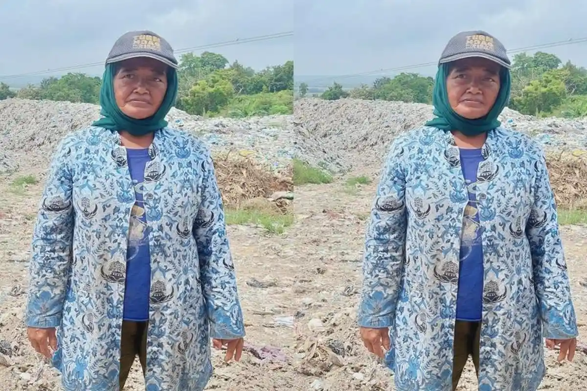 Tiap Hari Mulung Hanya Dapat Rp 10 Ribu, Sa'duni Santai Pakai Baju ASN Hasil Nemu di Tempat Sampah