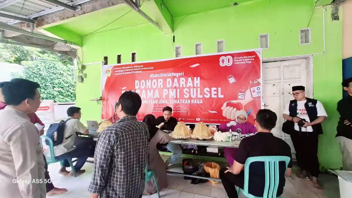 LDII Sulsel Gelar Donor Darah, Kumpulkan 41 Kantong