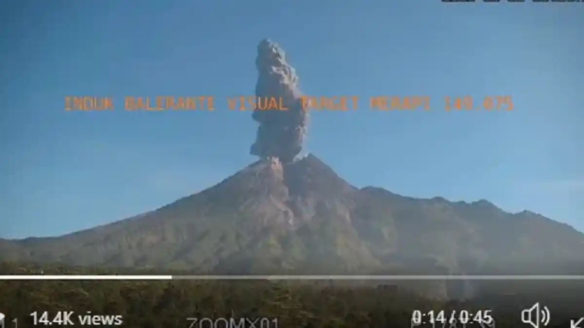 Diakui Indah Meski Harus Waspada, Begini Rekaman CCTV Detik-detik Meletusnya Gunung Merapi