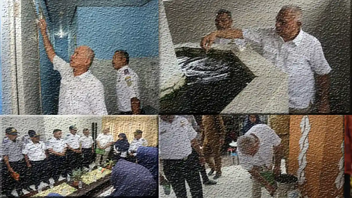 Sekda Aceh Bikin Kejutan, Terekam Kamera Bersihkan WC Pelabuhan Ulee Lheue, Begini Kondisinya