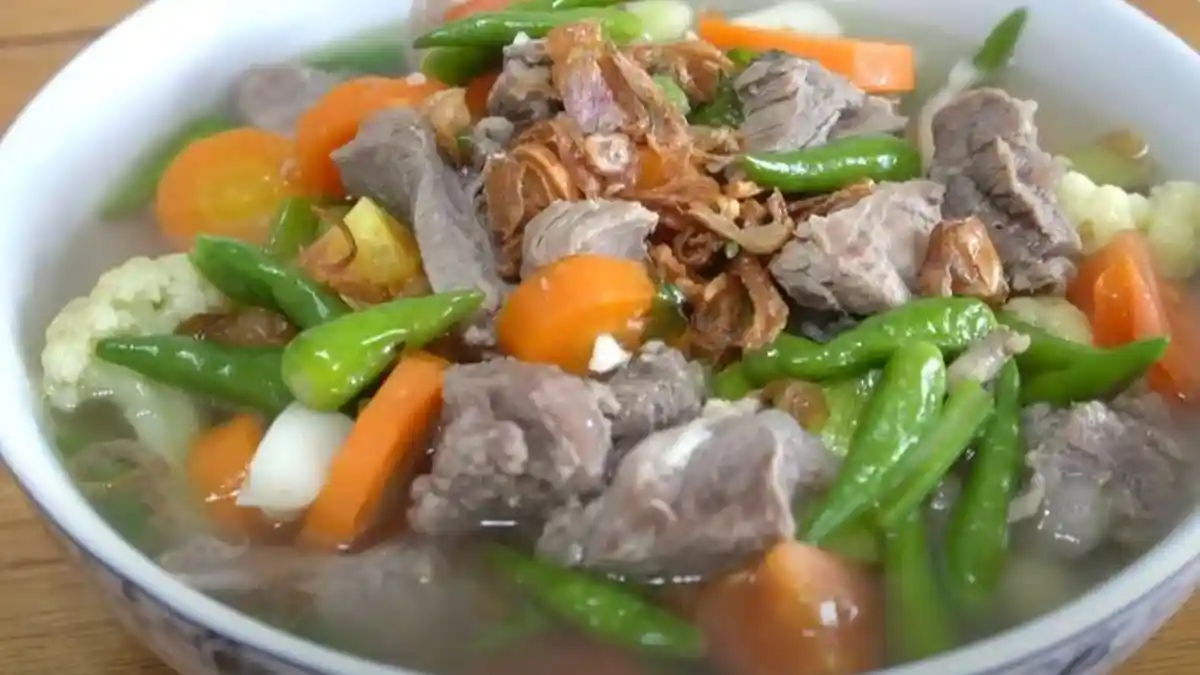 Makan Apa Hari Ini: Resep Sop Daging Kuah Bening