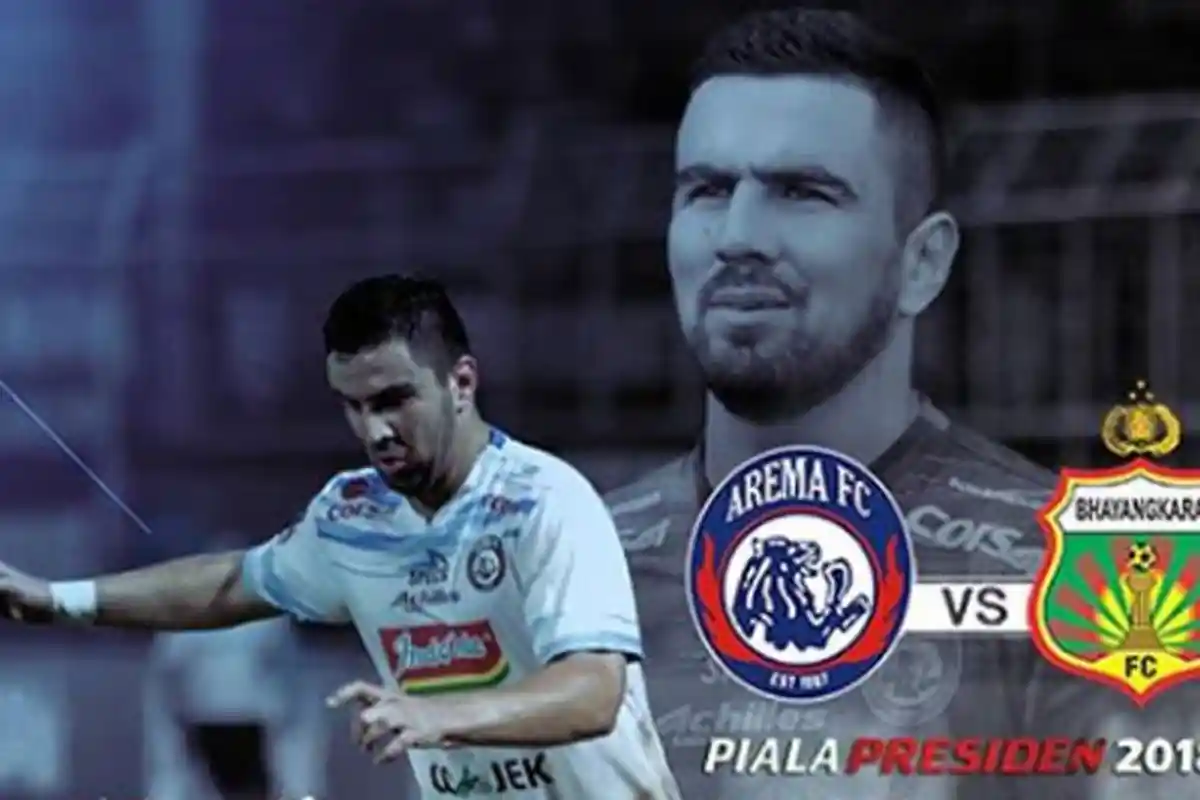 Live Streaming Arema Vs Bhayangkara di Indosiar - Sisa Satu Tiket 8 Besar, Siapa yang Bakal Lolos?