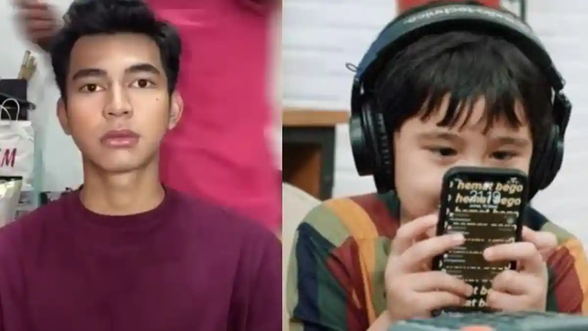 Aksi Rafathar Periksa HP Dimas Ahmad Bikin Salfok, Gambar Ini Tak ...