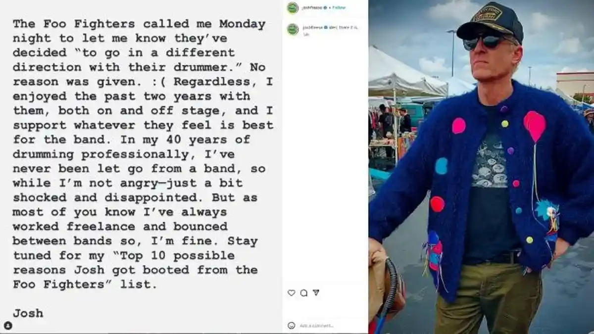 Josh Freese Bongkar Fakta Dipecat dari Band Foo Fighters: Cuma Ditelepon tapi Tak Diberi Penjelasan