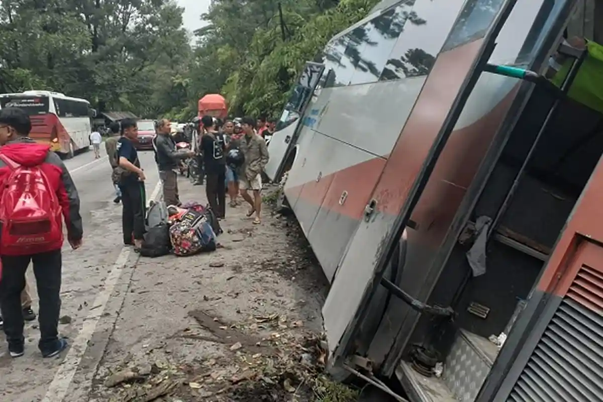 Bukan Jalan-jalan, Bus Rombongan SMAN 6 Padang yang Tabrakan Pulang dari Pelatihan Pramuka