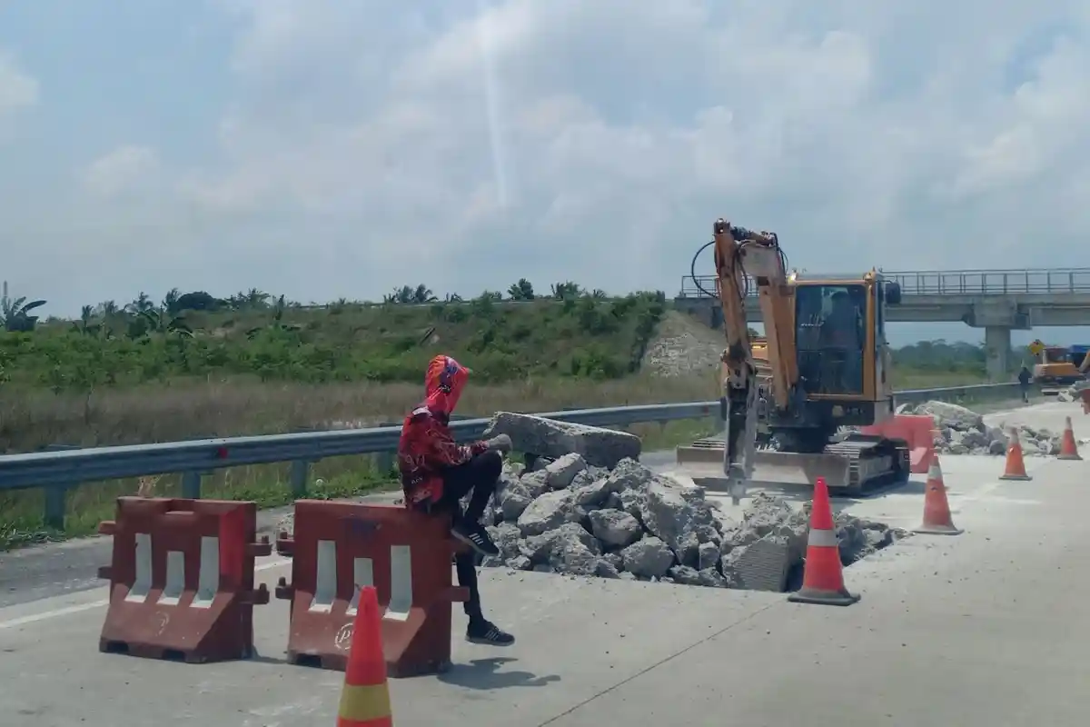 Target Perbaikan Jalan Tol Trans Sumatera Lampung Selesai Sebelum Mudik Lebaran 2023