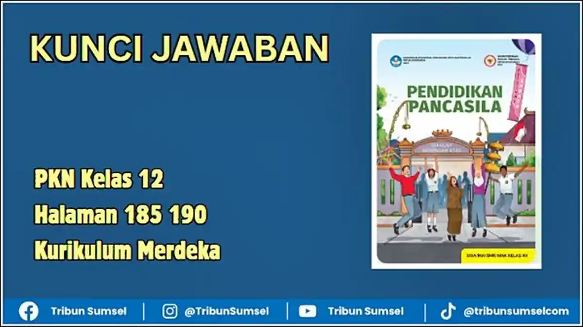 Kunci Jawaban PKN Kelas 12 Halaman 185 190 Kurikulum Merdeka, Bab 6 Uji Kompetensi