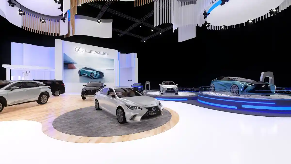 Lexus Booth di GIIAS 2021 Hadirkan Imajinasi Elektrifikasi Dua Dunia   