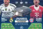INFOGRAFIS Real Madrid vs Bayern Munchen