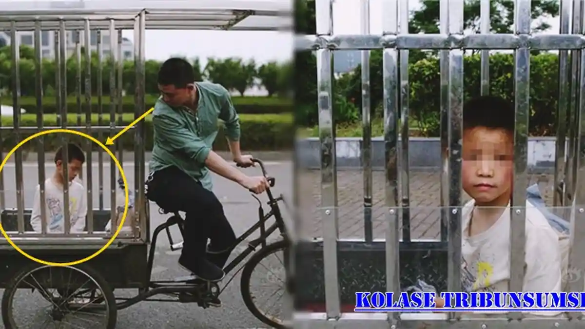 Bocah Dikurung Dalam Sangkar,Orang yang Melihat Malah Mencela Si Ayah,Faktanya Bikin Sedih