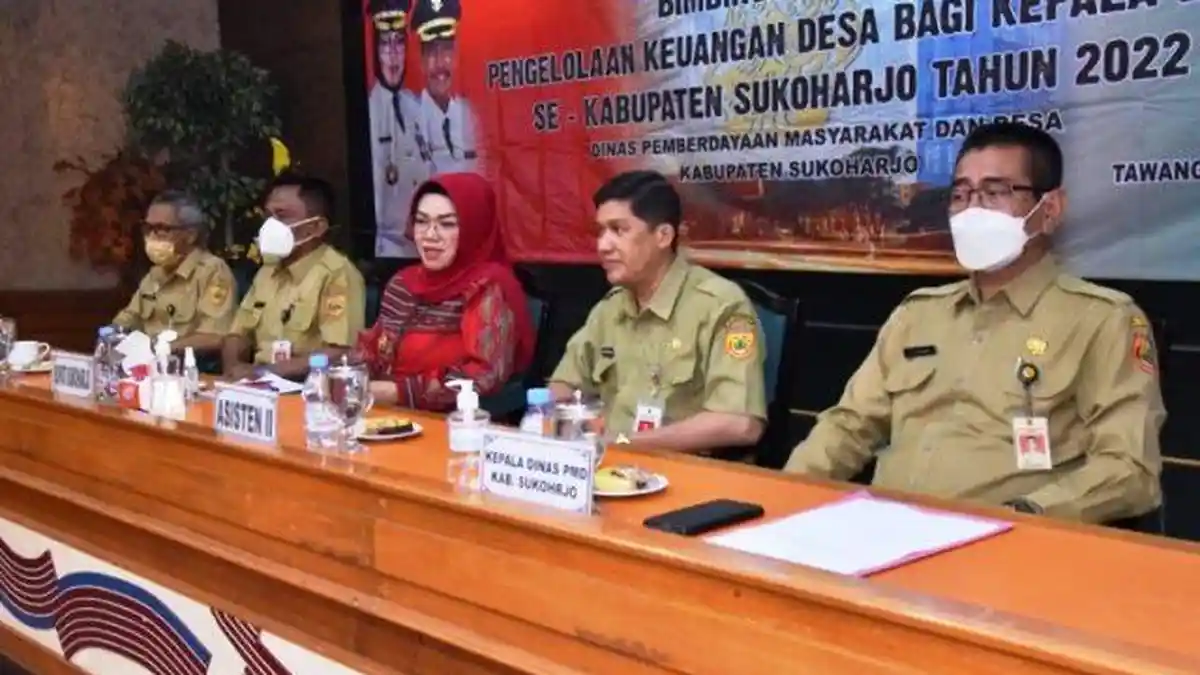 Pemkab Sukoharjo Bekali Keterampilan Pengelolaan Keuangan untuk Kepala Desa