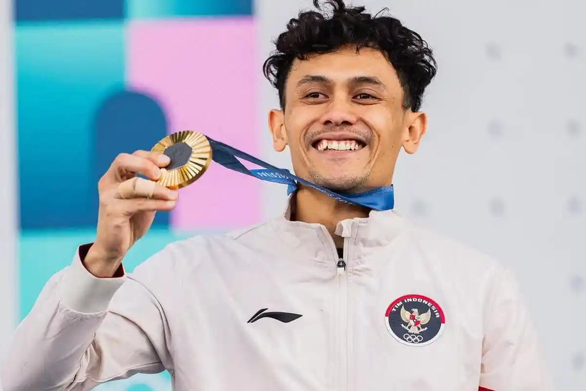 Profil Veddriq Leonardo, Atlet Panjat Tebing asal Kalimantan Barat Peraih Emas Olimpiade Paris 2024