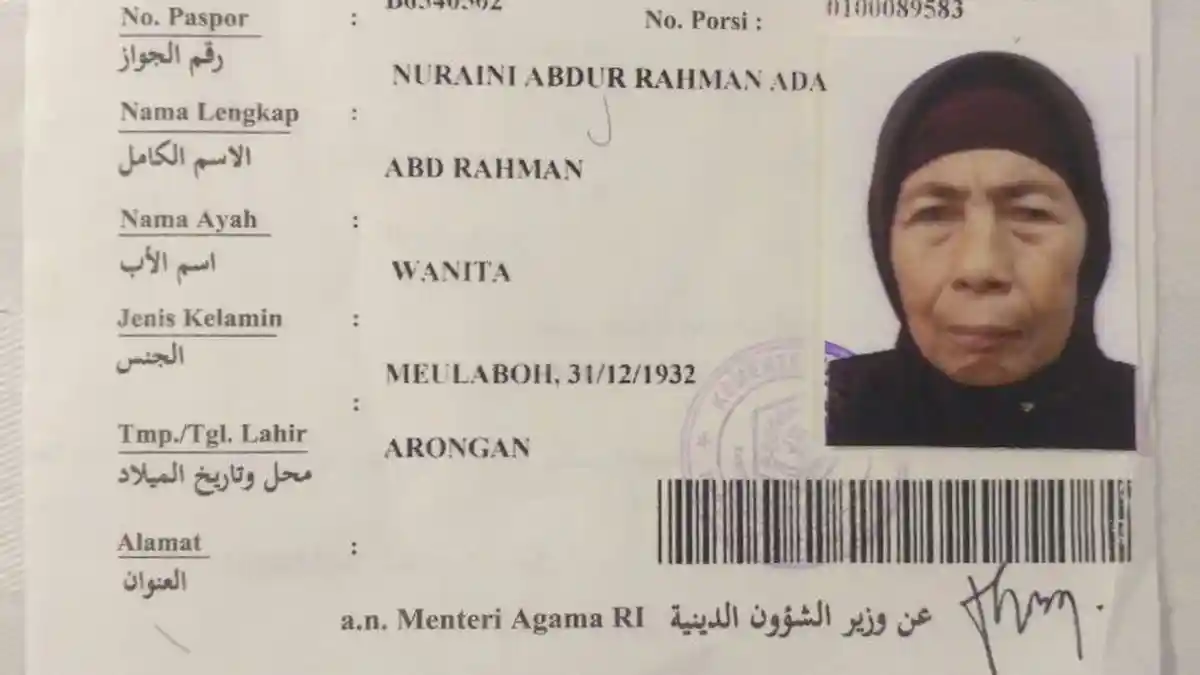 Seorang Jamaah Haji Asal Aceh Barat Meninggal, Ini Namanya