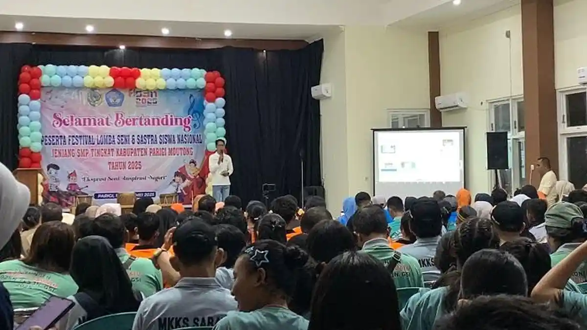 Antusias Pelajar SMP di Parimo Warnai Pembukaan O2SN, FLS2N, dan GSI 2025