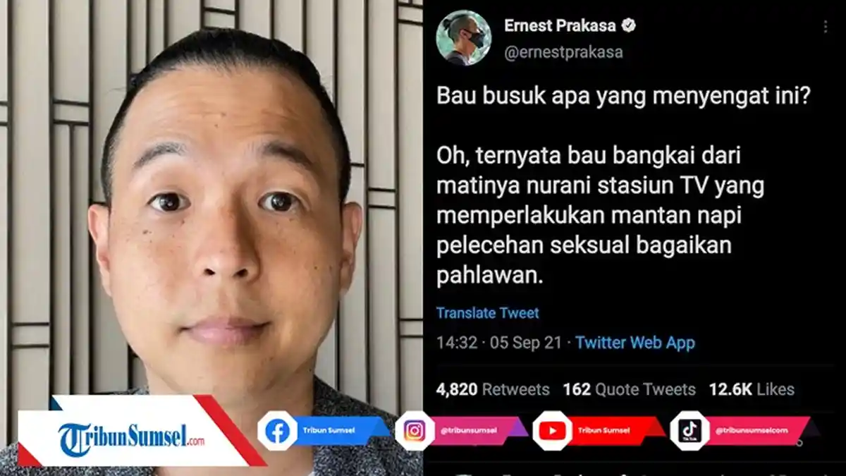 Ernest Prakasa Kritik Saipul Jamil dan Stasiun TV yang Undang: Bau Bangkai Matinya Nurani