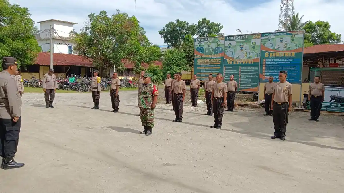Kapolsek Perdagangan Buka Pelatihan Satgas Nagori Pematang Kerasaan Rejo