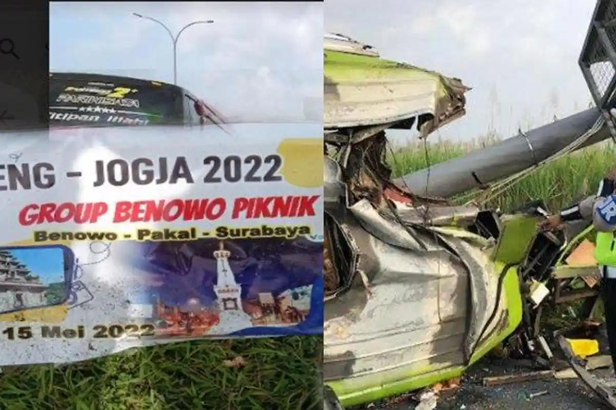 Fakta Terbaru Kecelakaan Rombongan Warga Benowo Krajan Surabaya: Pengakuan Sopir, 14 Orang Meninggal