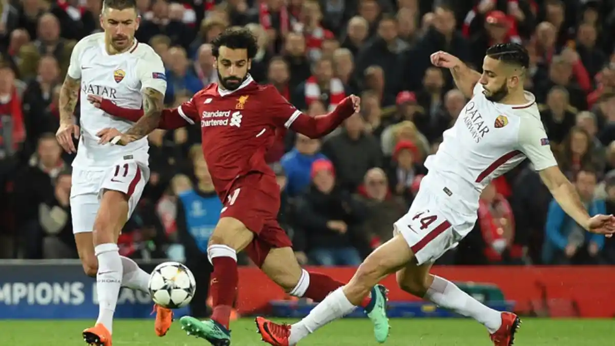 Liverpool Vs AS Roma - Mohamed Salah Jadi Bintang, The Red Hancurkan Serigala Roma