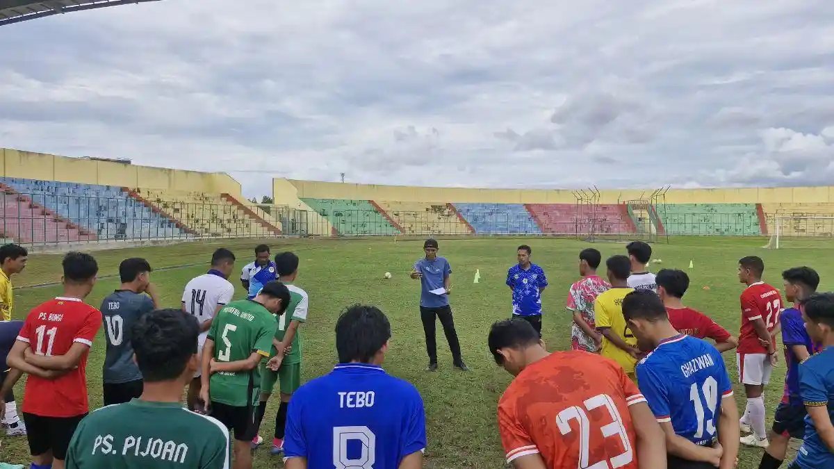 Penuh Persiapan, Tim Kesebelasan Tebo Targetkan Masuk Final Gubernur Cup 2024