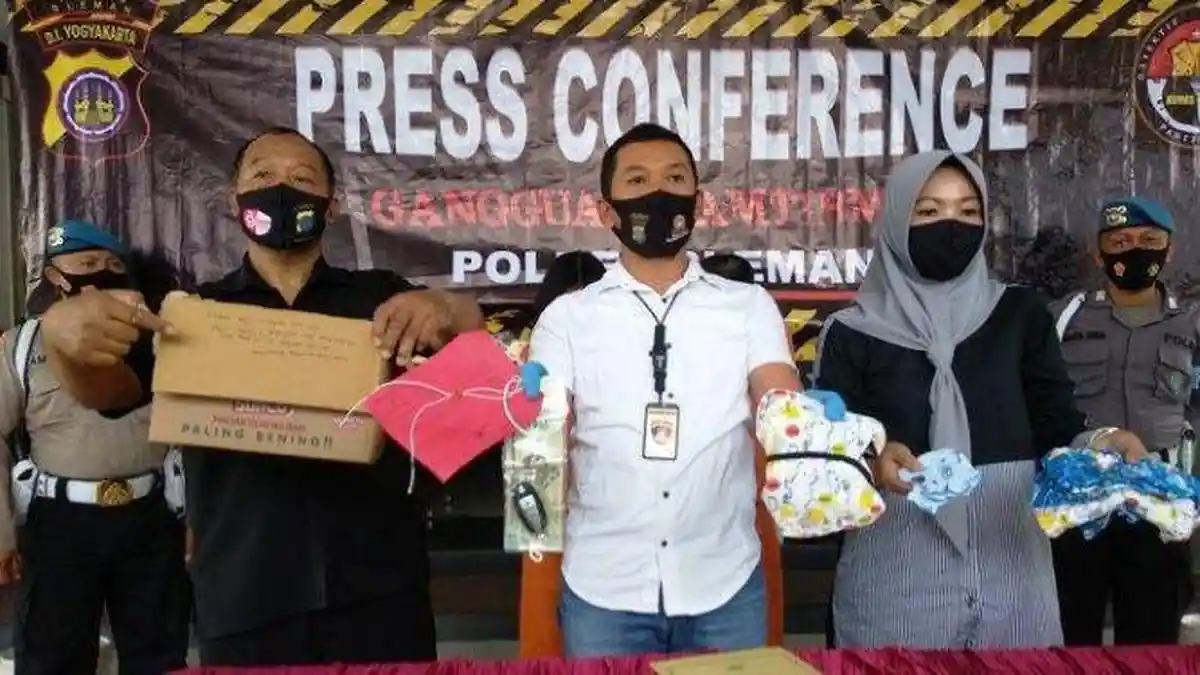 Pasangan Muda Diamankan Polres Sleman Usai Buang Bayi, Si Pria Mahasiswa Kedokteran